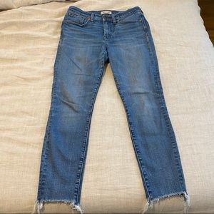 Madewell 9” High Rise Skinny Crop Jeans